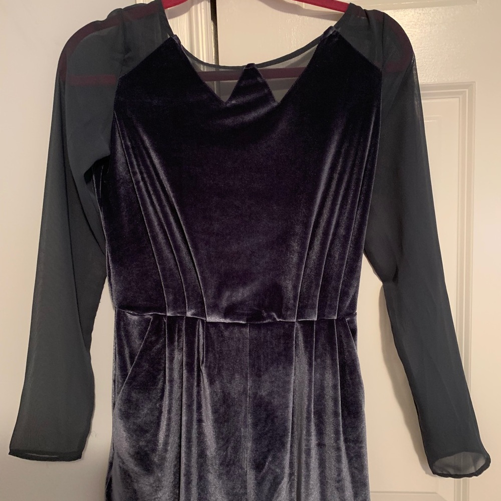 BCBG open back romper